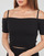 Clothing Women Blouses Guess SS FRANCE TOP Black