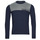 Clothing Men jumpers Guess PERRY CN LOGO Grey / Marine