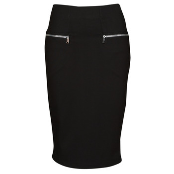 material Women Skirts Guess GINETTE SKIRT Black