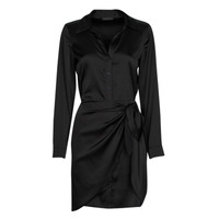 material Women Short Dresses Guess ES LS ALYA DRESS Black