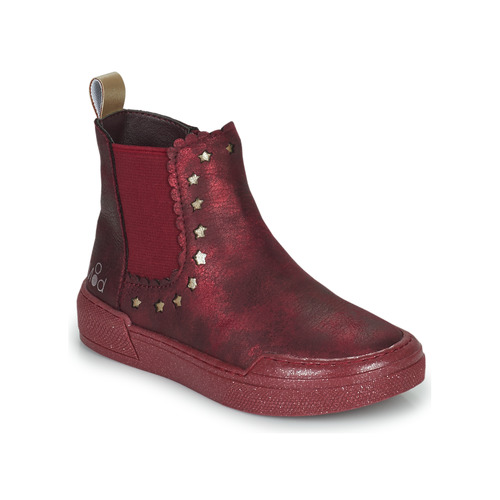 Shoes Girl Mid boots Mod'8 ARIBOOT Bordeaux