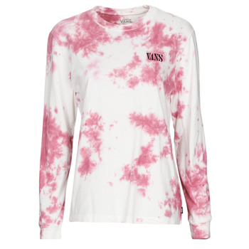 material Women Long sleeved shirts Vans SHOOTY LS BFF Pink / Wine
