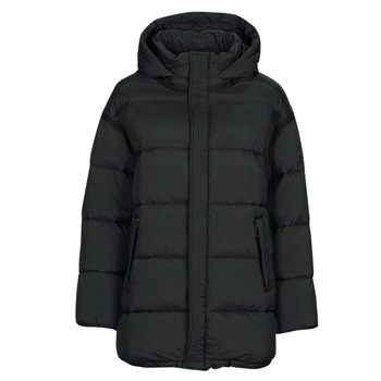 Clothing Women Duffel coats Superdry CODE XPD COCOON PADDED PARKA  black