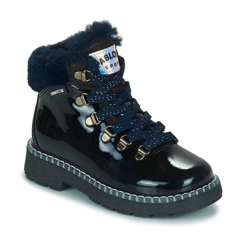 Shoes Girl Mid boots Pablosky 415929 Marine