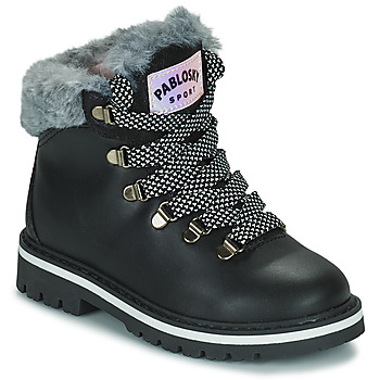 Shoes Girl Mid boots Pablosky 414315 Black