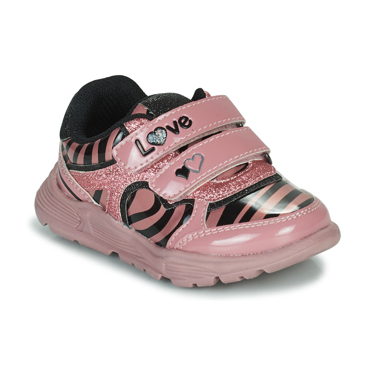 Shoes Girl Low top trainers Chicco CANDACE Pink / Black
