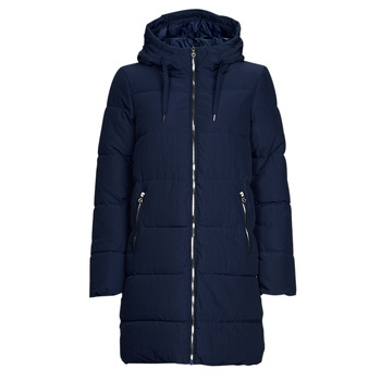 material Women Duffel coats Only ONLDOLLY LONG PUFFER COAT OTW NOOS Marine
