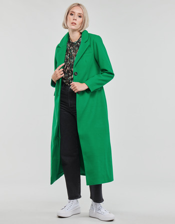 material Women coats Only ONLEMMA  X-LONG COAT CC OTW Green