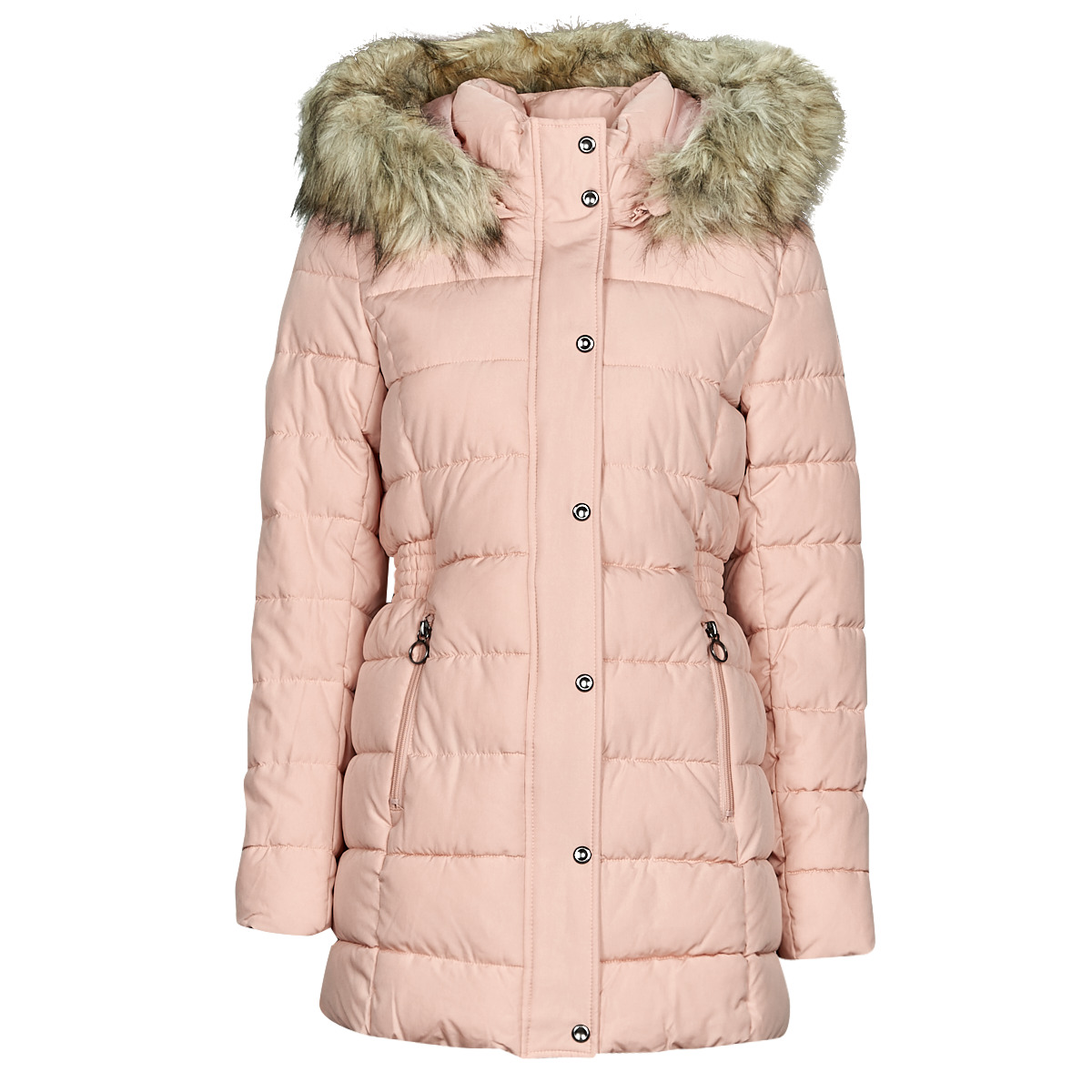 Clothing Women Duffel coats Only ONLLUNA QUILTED COAT CC OTW Pink