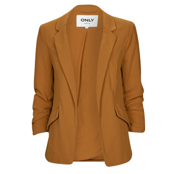 Clothing Women Jackets / Blazers Only ONLCAROLINA DIANA 3/4 BLAZER CC TLR Cognac