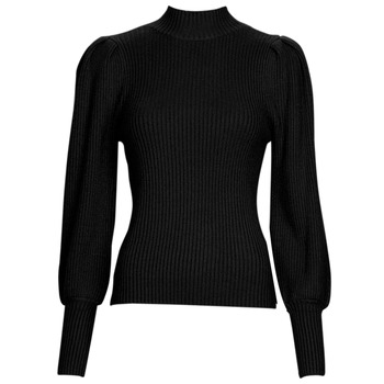 material Women jumpers Only ONLKATIA L/S HIGHNECK PULLOVER KNT NOOS Black