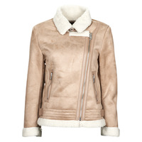 Clothing Women Leather jackets / Imitation le Only ONLDIANA BONDED AVIATOR JACKET CC OTW Beige