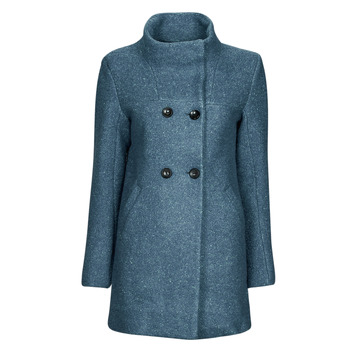 Clothing Women coats Only ONLNEWSOPHIA WOOL COAT CC OTW Blue