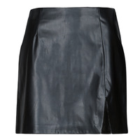 Clothing Women Skirts Only ONLLINA FAUX LEATHER SKIRT CC OTW Black