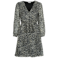material Women Short Dresses Only ONLCERA 3/4 SHORT DRESS WVN Leopard