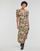 Clothing Women Long Dresses Only ONLAVRIL FR 2/4 SLIT CALF DRESS Multicolour