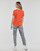 Clothing Women short-sleeved t-shirts Only ONLKITA S/S LOGO TOP Orange
