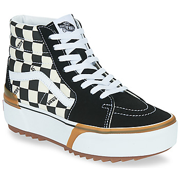 Shoes Women High top trainers Vans SK8-HI STACKED Black / White