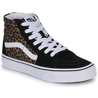 Shoes Girl High top trainers Vans UY SK8-Hi Black / Leopard