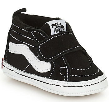 Shoes Children High top trainers Vans IN SK8-Hi Crib Black / White
