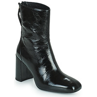 Shoes Women Ankle boots Unisa UNITY Black / Varnish