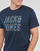 Clothing Men short-sleeved t-shirts Jack & Jones JJXILO TEE SS CREW NECK Marine