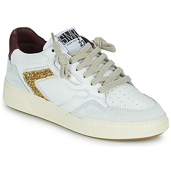 Shoes Women Low top trainers Semerdjian MALICA White / Grey / Gold