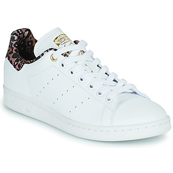 Shoes Women Low top trainers adidas Originals STAN SMITH W White / Leopard
