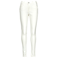 Clothing Women Skinny jeans Levi's 720 HIRISE SUPER SKINNY White / Rinse