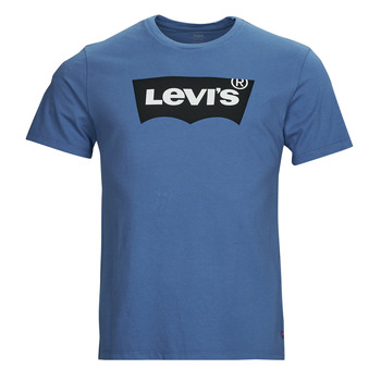 material Men short-sleeved t-shirts Levi's GRAPHIC CREWNECK TEE Sunset / Blue