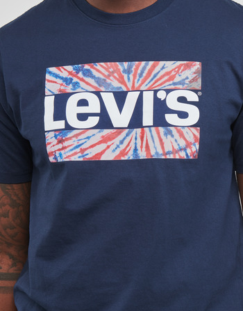 Levi's SS RELAXED FIT TEE Tie-dye / Sw / Dress / Blues