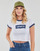 Clothing Women short-sleeved t-shirts Levi's GRAPHIC RINGER MINI TEE Bright / White / Sargasso / Sea