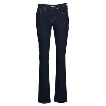 Clothing Women straight jeans Levi's 314 SHAPING STRAIGHT Darkest / Sky
