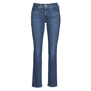Clothing Women straight jeans Levi's 314 SHAPING STRAIGHT Lapis / Bare