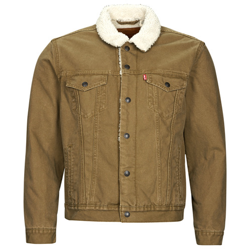 Dij passagier Vijf Levi's TYPE 3 SHERPA TRUCKER Washed / Cougar / Canvas - Free delivery |  Spartoo NET ! - Clothing Denim jackets Men USD/$123.20