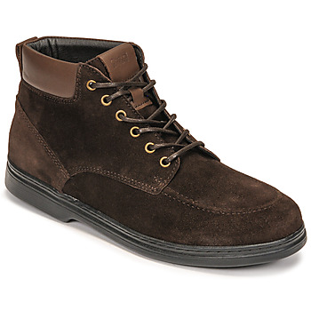 Shoes Men High top trainers Casual Attitude NEW001 Brown / Dark
