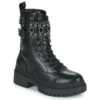 Shoes Women Mid boots The Divine Factory HX4703-NOIR Black