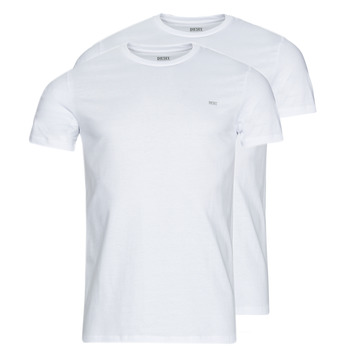 material Men short-sleeved t-shirts Diesel UMTEE-RANDAL-TUBE-TW White