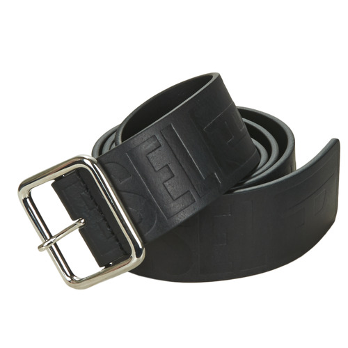 DIESEL Logo Buckle Belt in Black for Men