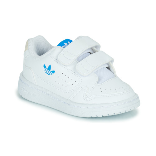 adidas Originals NY 90 CF / ! Child top delivery White Low Blue trainers NET | - - Spartoo I Shoes Free