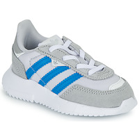 Shoes Boy Low top trainers adidas Originals RETROPY F2 EL I Grey / Blue