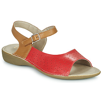 Shoes Women Sandals Dorking ODA Red / Brown