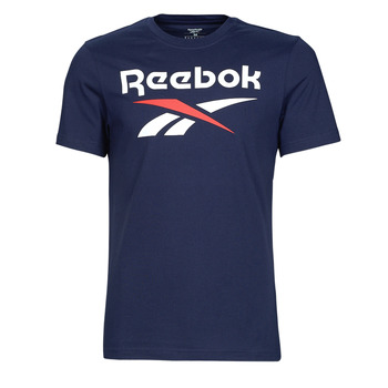Clothing Men short-sleeved t-shirts Reebok Classic RI Big Logo Tee Marine