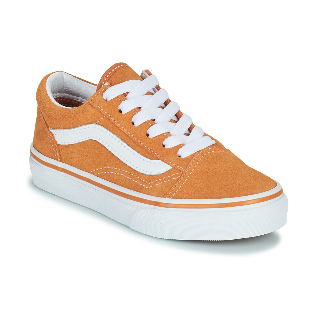 Shoes Children Low top trainers Vans Orange
