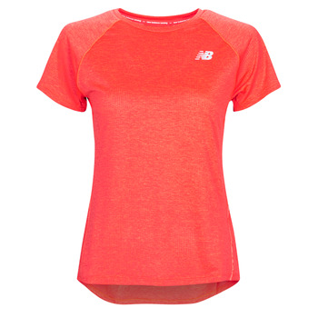 material Women short-sleeved t-shirts New Balance S/S Top Pink