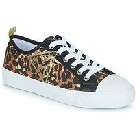 Shoes Women Low top trainers Guess LEOPA Brown