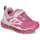 Shoes Boy Low top trainers Geox J ANDROID G. D - MESH+ECOP.BOT Pink