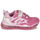 Shoes Boy Low top trainers Geox J ANDROID G. D - MESH+ECOP.BOT Pink
