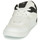 Shoes Boy Low top trainers Geox J XLED B. B - MESH+GEOBUCK White / Black