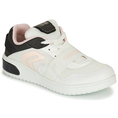 Geox G. A - MESH+ECOP BOTT / Pink / Black - Free delivery | Spartoo NET ! - Shoes Low top trainers Child